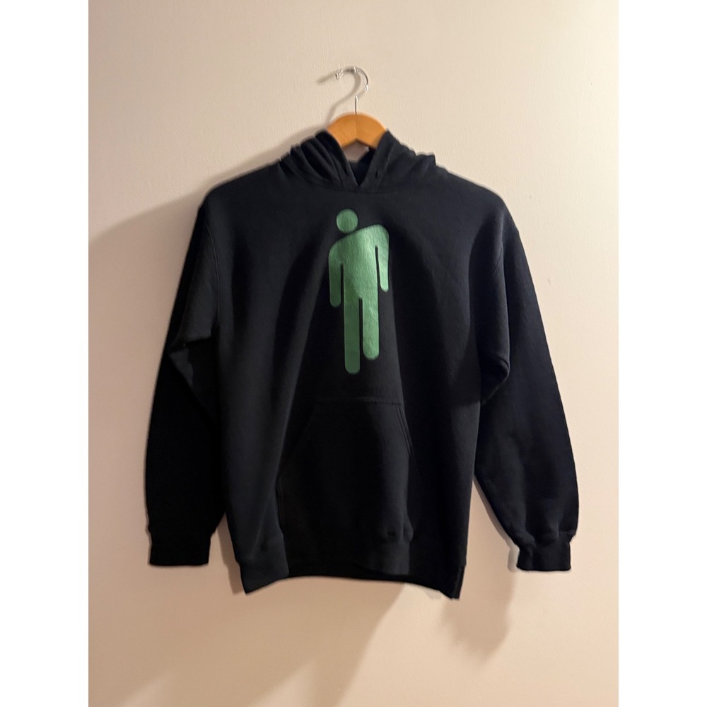 Billie Eilish 2019 World Tour Blohsh Hoodie Black Green Small Concert Merch